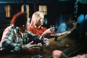 This undeniably sexy golden-haired copulates her fellow on top and then sucks his pecker