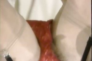 Beautiful and lascivious milf doxies sharing one chap on the daybed