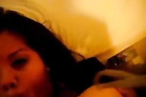 Chubby Asian milf whore acquires facialized on POV tape