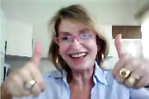 Hot homemade solo clip with me flashing my boobs in the kitchen