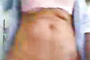 Hot homemade solo clip with me flashing my boobs in the kitchen