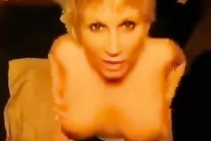 Blond milf sucks my large wang and doesn't crave to stop