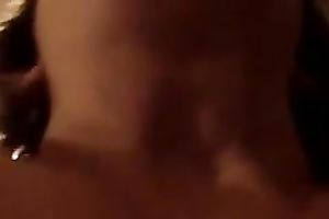 My co-worker rides my dong after engulfing it hungrily