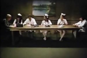 Two hawt and lustful nurses decided to have pleasure with the doctor