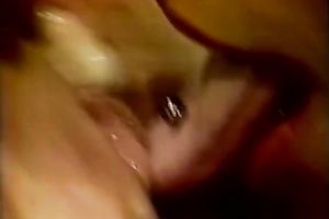 Lustful dark haired lesbian honeys give solid rug munch to each other