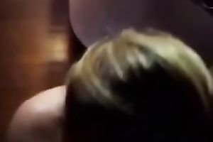 Drizzling her face with cum after smokin' hawt sex session on webcam