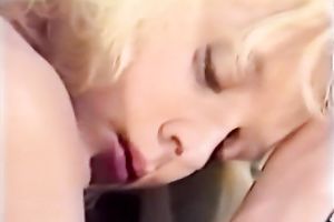 Mind-blowingly charming nympho with curly hair receives screwed hard from behind