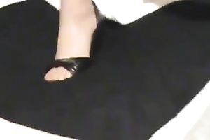 My super concupiscent girlfriend knows about my foot fetish