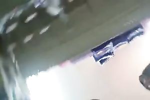 A very uncommon pont of time when I catch two upskirt flashes on one clip