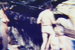 Cowboy gets to fuck 2 hot and tiny throats of perverted harlots