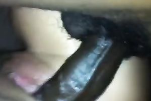 My pink juicy love tunnel can't acquire sufficiently of this dark large ramrod