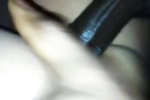 My pink juicy love tunnel can't acquire sufficiently of this dark large ramrod