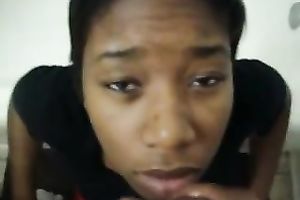 Amateur swarthy milf gives head and receives giant load of semen