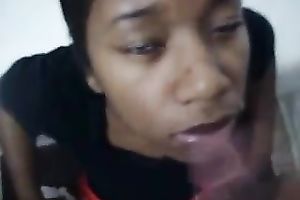 Amateur swarthy milf gives head and receives giant load of semen