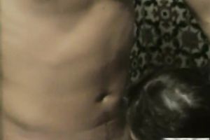 Slutty brunette hair Danielle Rogers sucks a 10-Pounder in the bathtub