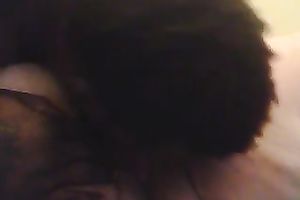 My concupiscent dark hubby can not acquire sufficiently of my ivory beefy slit