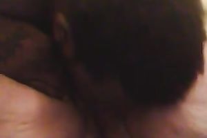 My concupiscent dark hubby can not acquire sufficiently of my ivory beefy slit