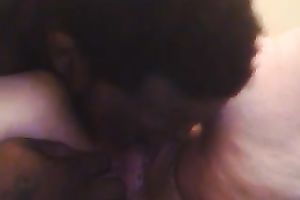 My concupiscent dark hubby can not acquire sufficiently of my ivory beefy slit