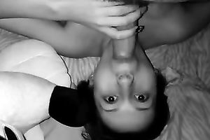 My unbelievably spoiled GF knows how to worship my jock on camera