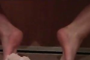 High heel female-dominator shows off her hot and tasty looking slit to the camera
