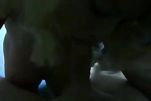 Curly haired blond skank blows my knob in front of a camera