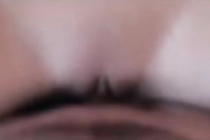 Slutty brunette hair wench wanted to be creampied for the 1st time