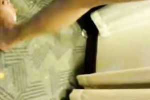 Sassy Asian nympho gives head and straddles her BF on top