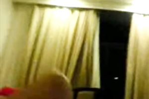 Sassy Asian nympho gives head and straddles her BF on top