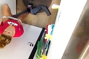 Hidden livecam episode with my sexy and slender college girlfriend