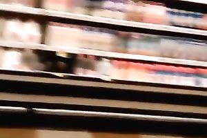 Amateur sweetheart with excellent a-hole acquires caught on my hidden livecam in a shop