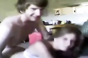 Enjoying rear banging with my sexfriend in the kitchen