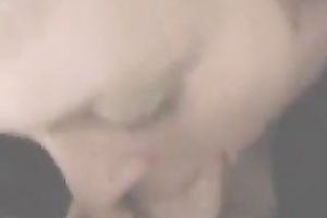 Blowing my boss after work and getting facial on livecam