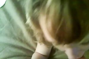 This trashy hoochie looks sexy with a wang in her ribald face hole