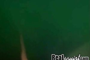 Spicy hot dark brown with giant melons is having sex in the jungle