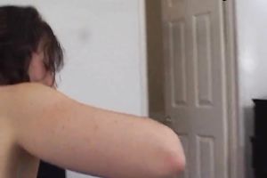 Brunette milf and blonde slutwife play with a vibrator in sexy lesbo scene