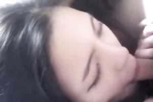 Charming Asian legal age teenager admires a chap with her oral sex skills in POV episode