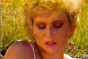 Blond head mind blowing tramp got her face hole attacked by bunch of schlongs