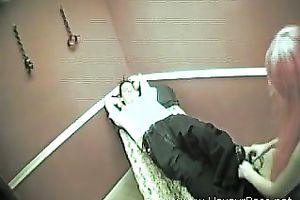 Hidden webcam movie scene with me having enjoyment with a pink-haired doxy