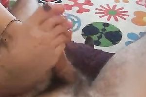 Ever tried to receive your rod jerked off by legs of horny babe