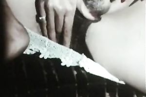 Prurient doxy receives her fur pie worked over in missionary position