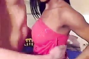 Hot Latina knob paramour gave me an awesome blowjob on the ottoman