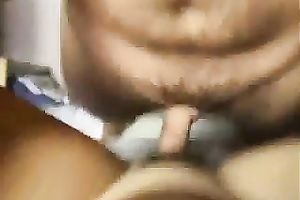 My GF's astonishing big mambos jump up and down as this babe rides my 10-Pounder