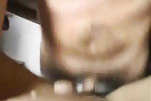 My GF's astonishing big mambos jump up and down as this babe rides my 10-Pounder