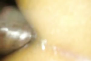 My Indian dark brown sweetheart acquires her backdoor hammered