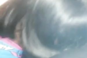 My girlfriend sucks my ramrod in front of the camera for the very 1st time