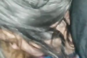 My girlfriend sucks my ramrod in front of the camera for the very 1st time