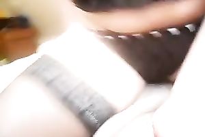 Busty girlfriend sits on my dick and it feels great