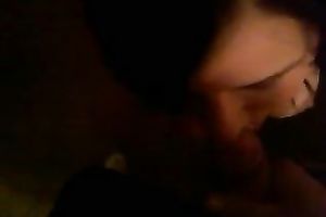 My perverted girlfriend blows my rod until that babe receives a facial