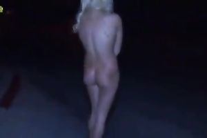 Good looking blond with tasty milk sacks shows off her sexy exposed body