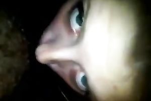 I picked up this lewd blond at the party and screwed her throat in a hotel room